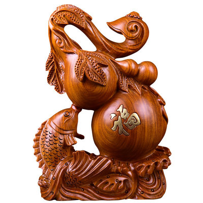 木雕招財風(fēng)水雕刻工藝品家居擺設(shè) 推薦
