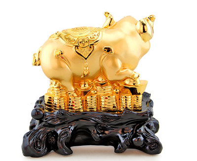 金豬擺件 招財納福的工藝品佳選